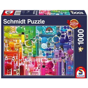 Puzzel Schmidt Spiele Colors of the rainbow (1000 Onderdelen)