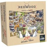Redwood - 242 Wooden Tokens
