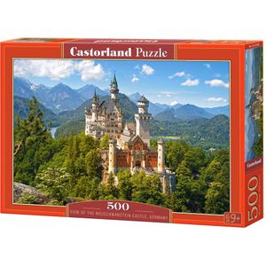 View of the Neuschwanstein Castle, Germany Puzzel (500 stukjes)