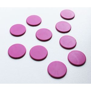 Spel Fiches 22mm Roze (10 stuks)