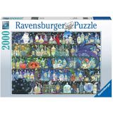 De Gifkast Puzzel (2000 stukjes, Kunst thema)