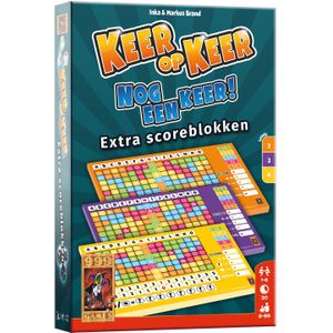 999 Games Keer op Keer Scoreblokken - Extra Levels 2, 3 en 4 - Dobbel- en puzzelspel voor het hele gezin!