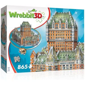 Wrebbit 3D Puzzle - Chateau Frontenac (865 stukjes)