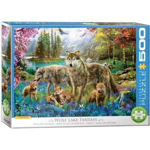 Wolf Lake Fantasy Puzzel (500 XL stukjes)