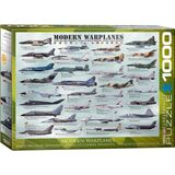 Modern Warplanes Puzzel (1000 stukjes)