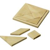 7 stukjes Philos bamboe tangram - Een leuk en zeer bekend puzzelspel!