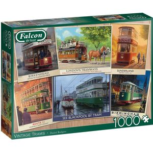 Vintage Trams Puzzel (1000 stukjes)