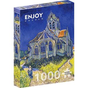 Vincent Van Gogh - De Kerk in Auvers-sur-Oise Puzzel (1000 stukjes)