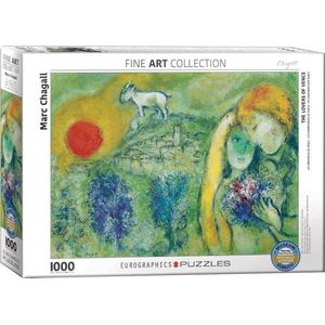 Marc Chagall - The Lovers of Venice Puzzel (1000 stukjes)