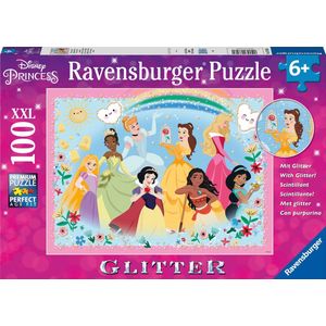 Disney Princess Glitterpuzzel (100 stukjes)