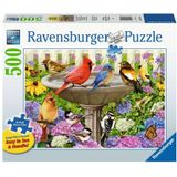 Ravensburger Puzzel Bij het Vogelbadje - Legpuzzel - 500 stukjes