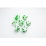 Glow Series Dice Set - Venom Stones (7 stuks)