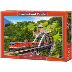 Train on the Bridge Puzzel (500 stukjes, hobby)