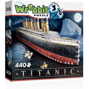 Wrebbit 3D Puzzel - Titanic (440 stukjes)