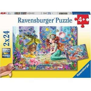 Betoverende Zeemeerminnen Puzzel (2 x 24 stukjes)