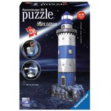 3D Puzzel - Vuurtoren - Night Edition (216 stukjes)