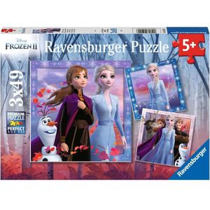 Puzzel Disney Frozen 2 De Reis Begint (3x49 Stukjes)