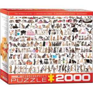 The World of Cats Puzzel (2000 stukjes)