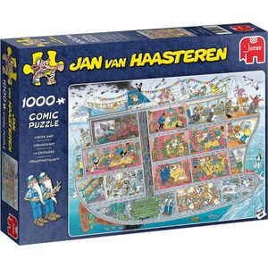 Jan van Haasteren - Cruiseschip - 1000 stukjes puzzel - Legpuzzel