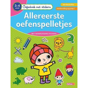 Oefenboek - Allereerste Oefenspelletjes 3-4 jaar