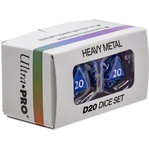 Vivid Heavy Metal Dice - Blauw