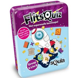 Squla Flitsquiz - Groep 6/7/8: Test je kennis in dit flitsende kaartspel!