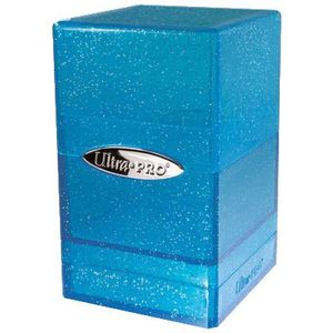 Deckbox - Satin Tower Glitter Blue