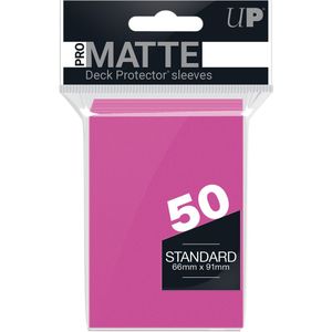 Sleeves Pro-Matte - Standaard Fel Roze (66x91 mm)