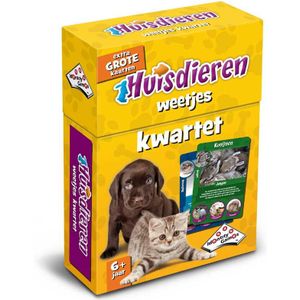 Identity Games Huisdieren Weetjes Kwartet - Het allerleukste kaartspel voor de hele familie! Geschikt voor 2-4 spelers vanaf 6 jaar