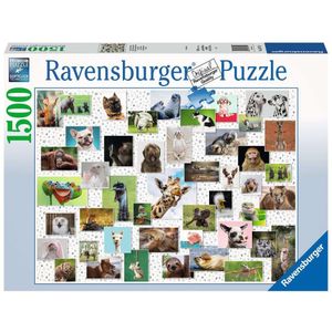 Funny Animals Puzzel (1500 stukjes) - Een uitdagende puzzel voor puzzelliefhebbers