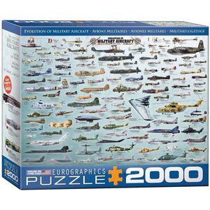 Evolution of Military Aircraft Puzzel (2000 stukjes)