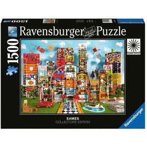 Ravensburger Puzzel Eames House Of Cards Fantasy - Legpuzzel - 1500 Stukjes