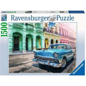 Puzzel 1500 Stukjes Cuba Cars (Ravensburger)