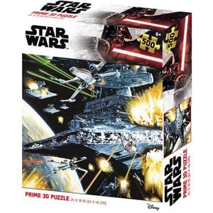 3D Image Puzzel - Star Wars Battle (500 stukjes)