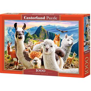 Llamas Selfie Puzzel (1000 stukjes)