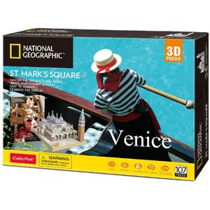 National Geographic 3D Puzzel St. Mark's Square (107 stukjes)