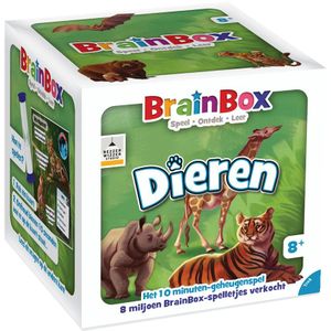 Asmodee BrainBox Dieren - Leuk geheugen- en observatiespel voor families - Geschikt vanaf 8 jaar