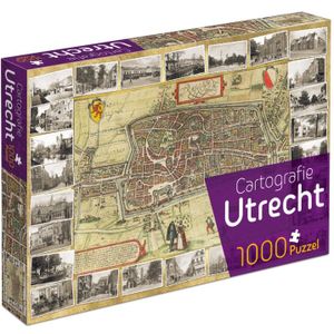 Utrecht Cartografie Puzzel (1000 stukjes)