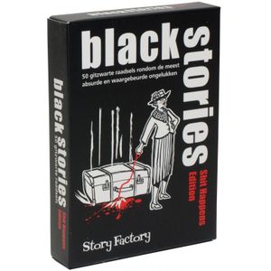 Black Stories Shit Happens - Gitzwarte raadsels voor 2-12 spelers, 12+ leeftijd, 20 minuten speeltijd