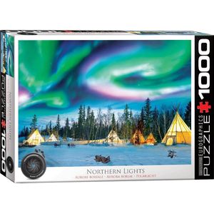 Northern Lights - Yellowknife Puzzel (1000 stukjes)