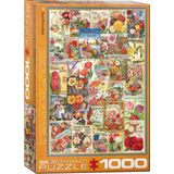 Flower Seed Catalog Covers Puzzel (1000 stukjes)