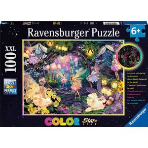 Lichtgevende Bosfeeën Puzzel (100 XXL Stukjes)