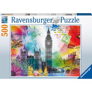 Kaartje uit Londen (500 stukjes) - Ravensburger Puzzel