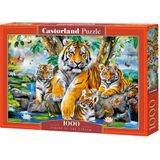 Tigers by the Stream Puzzel (1000 stukjes)
