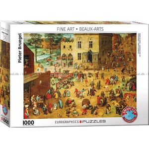 Children`s Games Pieter Bruegel Puzzel (1000 stukjes)