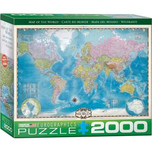 Map of the World Puzzel (2000 stukjes)