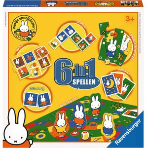 Ravensburger Nijntje 6in1 Spel - Memory, Domino, Lotto, Kwartet, Puzzel, Wedstrijdspel