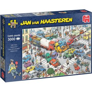 Jan van Haasteren - Verkeerschaos - Legpuzzel - 3000 Stukjes