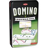 Selecta Tactic Domino Spel Double 6 Junior 19,5 Cm Wit - Aanbevolen voor kinderen vanaf 7 jaar - 2+ spelers