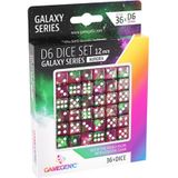 D6 Dice Set - Galaxy Series Aurora (36 stuks)